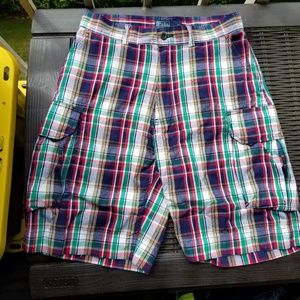 Polo Ralph Lauren Classic Plaid Cargo Shorts